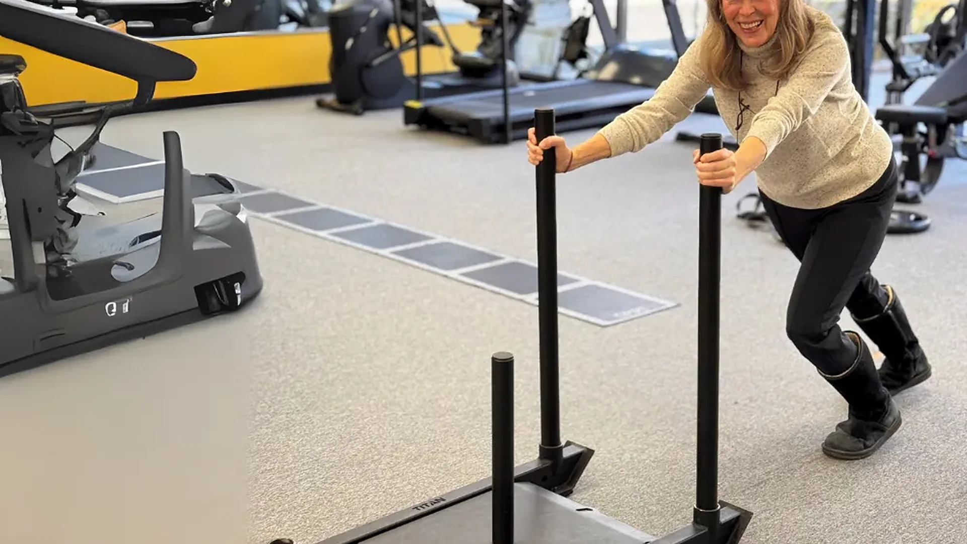 Strength and balance class at Greiner Physical Therapy in Speonk, NY