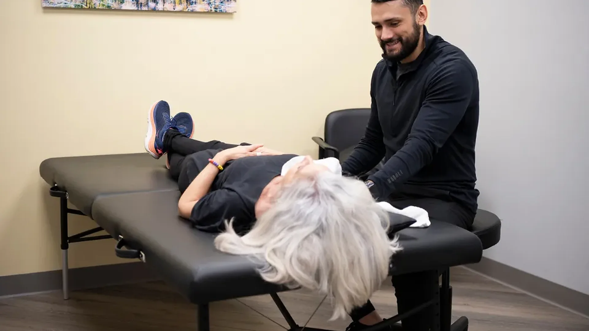 Patients working with licensed physical therapists at Greiner Physical Therapy
