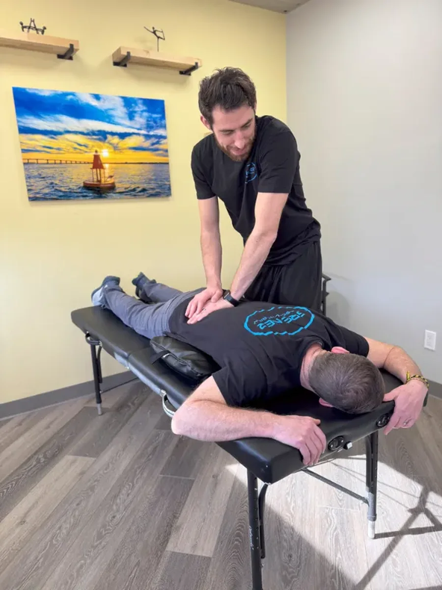 Hands-on manual therapy treatment at Greiner Physical Therapy